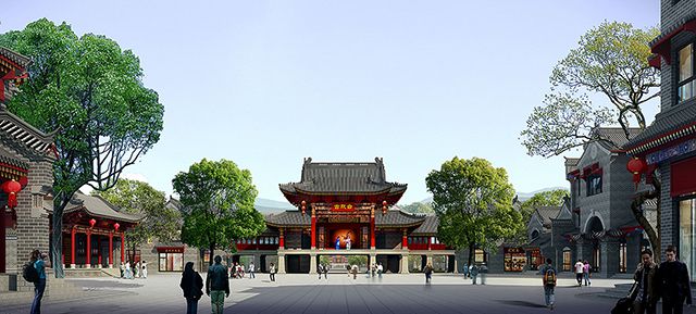 “潮流”与“古韵”完美对撞：品兰州老街明清仿古建筑商业街设计(图8)